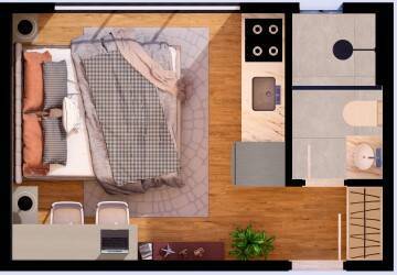 Kitnet-Studio, 17 m² - Foto 9