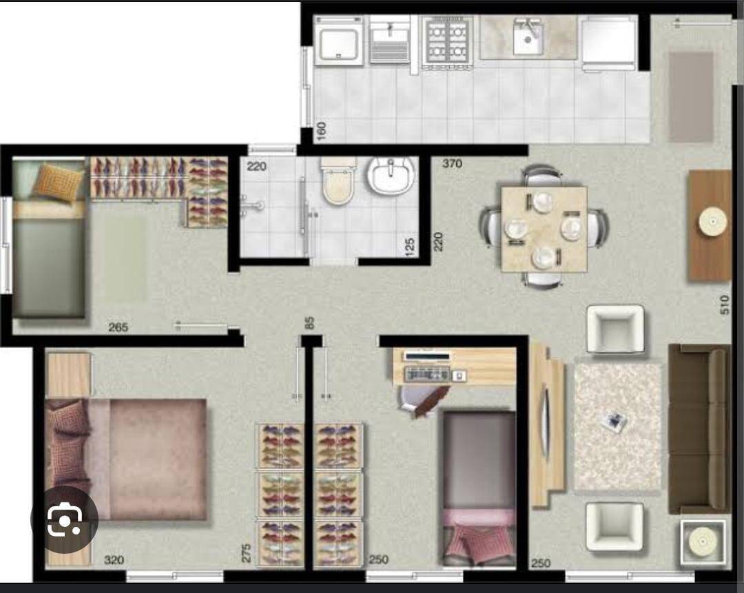 Apartamento, 3 quartos, 57 m² - Foto 14