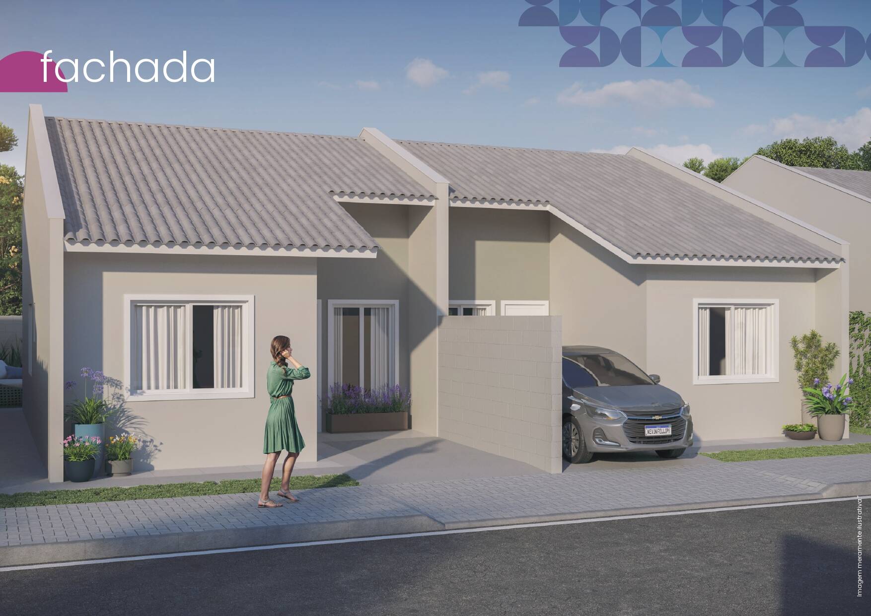 Casa, 3 quartos, 55 m² - Foto 1