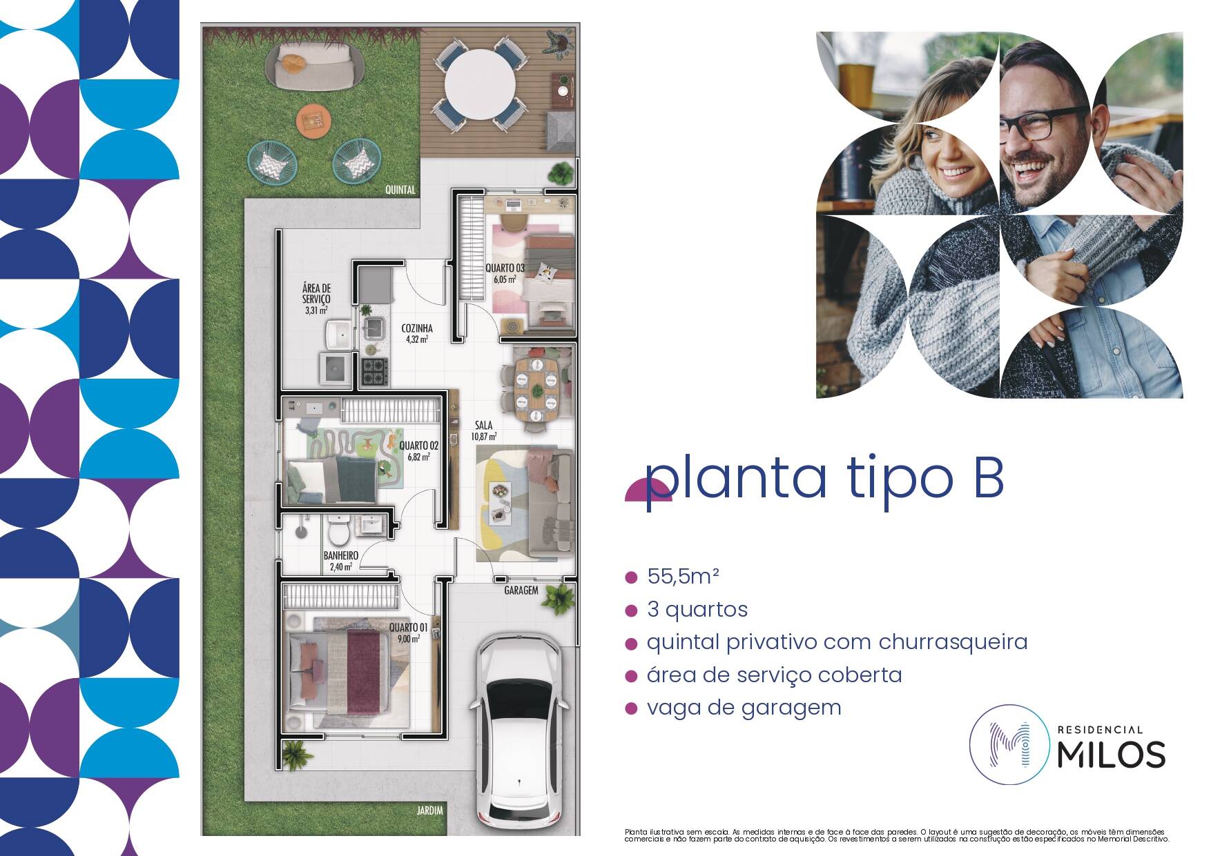 Casa, 3 quartos, 55 m² - Foto 11