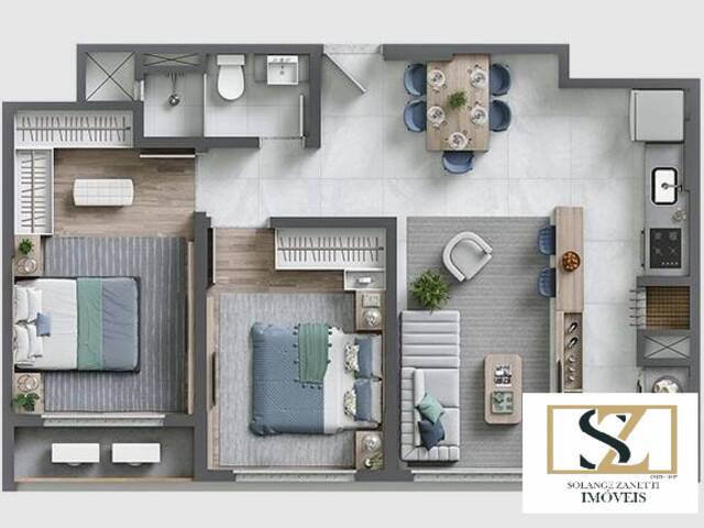 #A0050_25 - Apartamento para Venda em Itajaí - SC - 2
